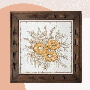 Vintage Boho Kitchen Decor/Pot Rest